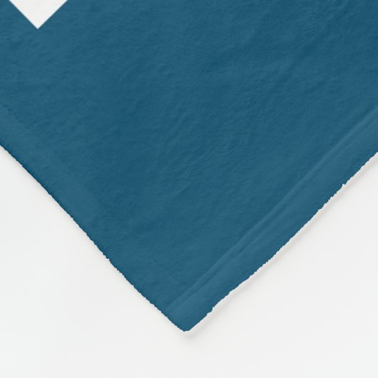 Eerste Vaderdag nieuwe vader 8 Foto Collage Blue Fleece Deken (Hoek)