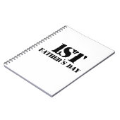 Eerste Vaderdag Notitieboek (Linkerzijde)