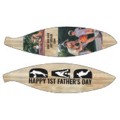 Eerste vaderdag Pap 2 Foto beste vader ooit Basketbal (Panelen)