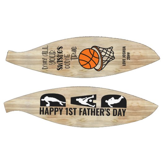 Eerste vaderdag Pap Swish come True Personated Basketbal (Panelen)