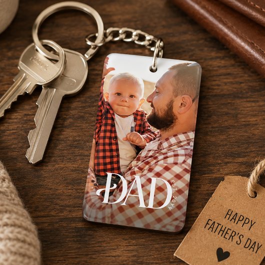 Eerste Vaderdag Papa Sleutelhanger