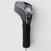 Eerste Vaderdag Personaliseer Foto Golfheadcover (Schuin)