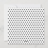 Eerste Vaderdag Photo Heart Patroon Feestdagenkaart (Achterkant)