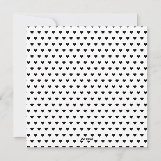 Eerste Vaderdag Photo Heart Patroon Feestdagenkaart (Achterkant)