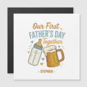 Eerste Vaderdag samen – Bier & Baby (Voorkant / Achterkant)