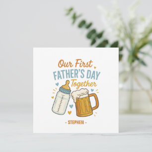Eerste Vaderdag samen – Bier & Baby