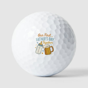 Eerste Vaderdag samen – Bier & Baby Golfballen