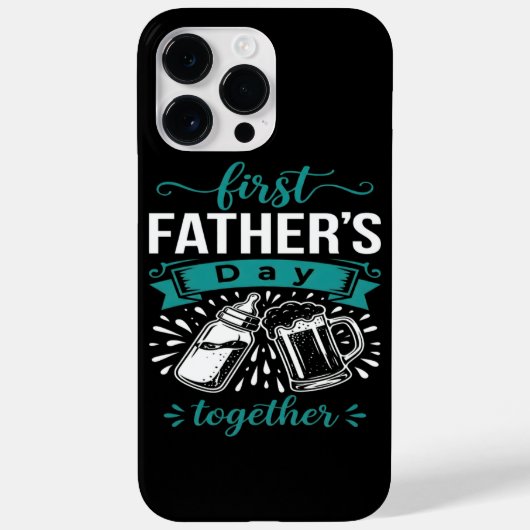 Eerste Vaderdag Samen Case-Mate iPhone Case (Achterkant)