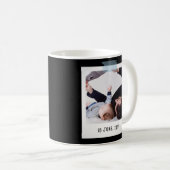 Eerste Vaderdag Snapshot Style Photo Keepomwille Koffiemok (Voorkant rechts)