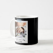 Eerste Vaderdag Snapshot Style Photo Keepomwille Koffiemok (Voorkant links)