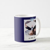 Eerste Vaderdag Snapshot Style Photo Keepomwille Koffiemok (Voorkant rechts)