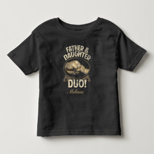 Eerste vaderdag vader Dochter Duo Aangepast Kinder Shirts