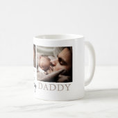 Eerste Vaderdag van de Nieuwe Baby Foto Mok (Voorkant rechts)