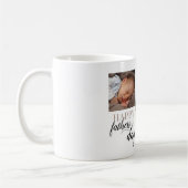 Eerste Vaderdag van de Nieuwe Baby Foto Mok (Links)