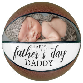 Eerste vaderdag van New Baby Foto Basketbal