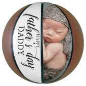 Eerste vaderdag van New Baby Foto Basketbal (Verticaal)