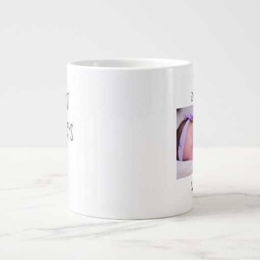 Eerste Vaderdag voor papa met foto en jaar Grote Koffiekop (Voorkant)