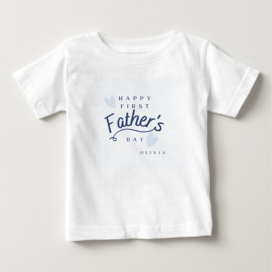 Eerste Vaderdagcadeau van Baby - Gepersonaliseerd  (Voorkant)
