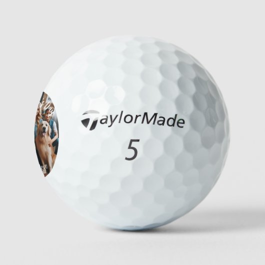 Eerste vaders dag hond Granda | Aangepaste golfbal Golfballen (Logo)