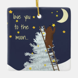 Eerste vakantie Ornament Personaliseer Love You