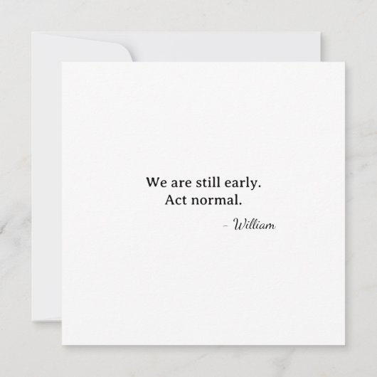 Eerste Valentijn Vroege Fase Verloop Normaal Kaart (Achterkant)