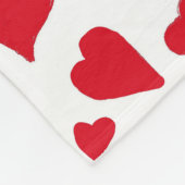 Eerste Valentijnsdag als de heer en mevrouw Red He Fleece Deken (Hoek)