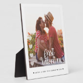 Eerste Valentijnsdag als heer & mevrouw Minimaal k Fotoplaat (Zijkant)