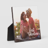 Eerste Valentijnsdag als meneer en mevrouw Minimaa Fotoplaat (Voorkant)