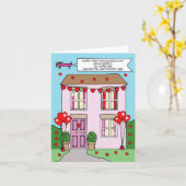 Eerste Valentijnsdag als Passen getrouwd Kaart (Gele Bloem)