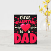 Eerste Valentijnsdag als vader Funny Valentijn nie Kaart (Gele Bloem)