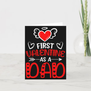 Eerste Valentijnsdag als vader hart nieuwe vader V Kaart