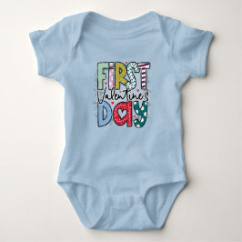 Eerste Valentijnsdag Baby Romper