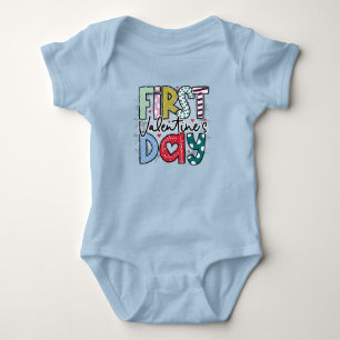 Eerste Valentijnsdag Baby Romper