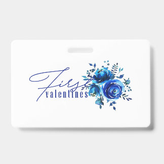 Eerste Valentijnsdag Badge