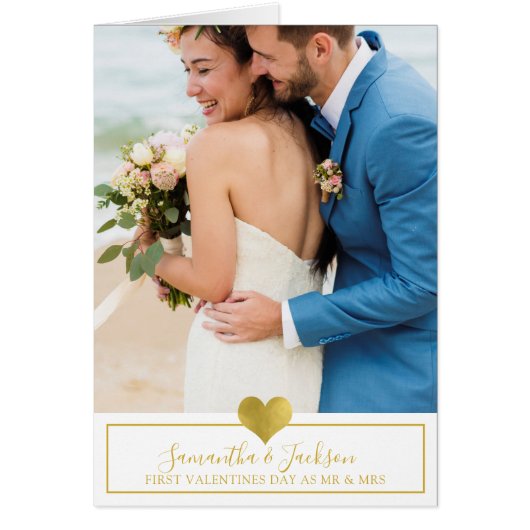 Eerste Valentijnsdag Gehuwd 3 Foto (Voorkant)