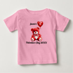 Eerste Valentijnsdag Gepersonaliseerde teddybeer
