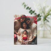 Eerste Valentijnsdag Grootmoeder | Aangepaste foto (Staand voorkant)