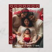 Eerste Valentijnsdag Grootmoeder | Aangepaste foto (Voorkant / Achterkant)