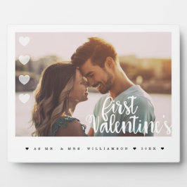 Eerste Valentijnse foto van Mr & Mrs. Fotoplaat