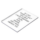 Eerste van alle grappige Kantoor Cadeaubont Cowerk Notitieboek (Linkerzijde)