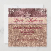 Eerste van de klas afgestudeerd Kerstmis Roze Goud Kaart (Achterkant)