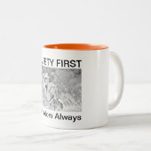 EERSTE VEILIGHEID - Vrijheid altijd - Mok (Voorkant rechts)