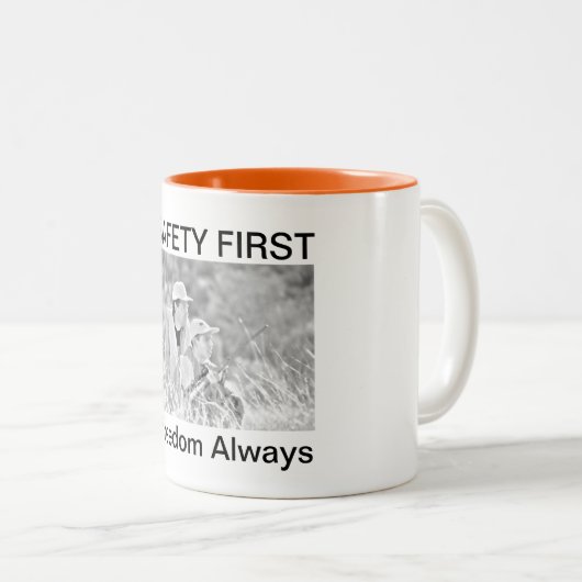 EERSTE VEILIGHEID - Vrijheid altijd - Mok (Voorkant rechts)