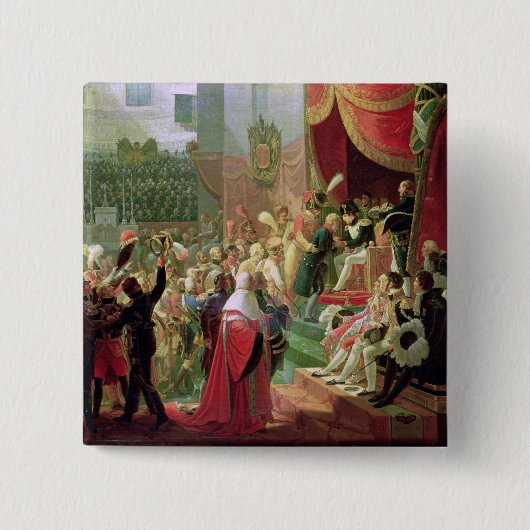 Eerste verdeling van de zaadjes van het Legion of Vierkante Button 5,1 Cm (Voorkant)