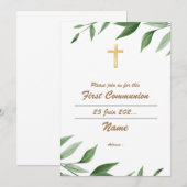 Eerste vergadering - Olijfkrabben Kaart (Voorkant / Achterkant)