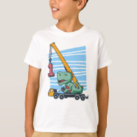 Eerste verjaardag 1 jaar Mobile Crane Dinosaur