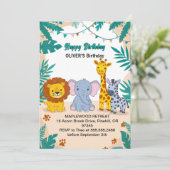 Eerste verjaardag 1e verjaardag kaart (Staand voorkant)