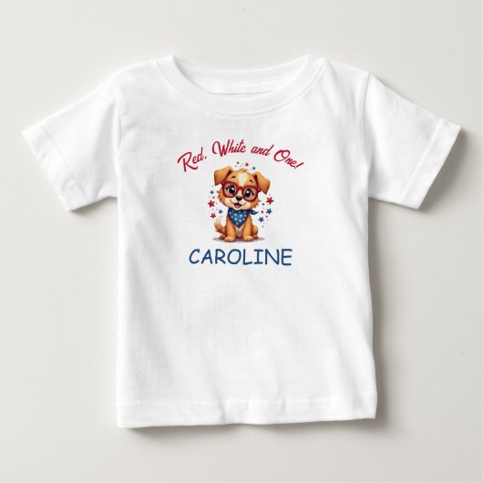 Eerste verjaardag 4 juli baby & peuter  (Voorkant)