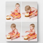 Eerste verjaardag aangepaste weergave foto collage fotoplaat (Voorkant)