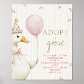 Eerste verjaardag Adopt a Goose  Poster (Voorkant)